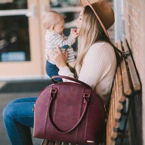 Little Unicorn Rotunda Bag Pomegranate & Rose Gold